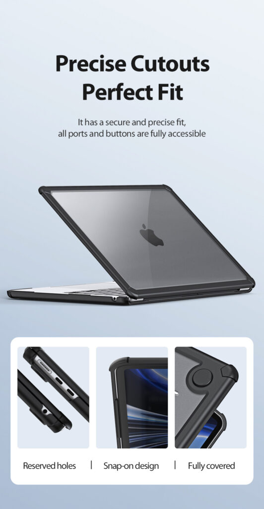 کاور دوتکه مدل LCGM مناسب برای MacBook Pro 14 اینچ 11 کاور دوتکه مدل LCGM مناسب برای MacBook