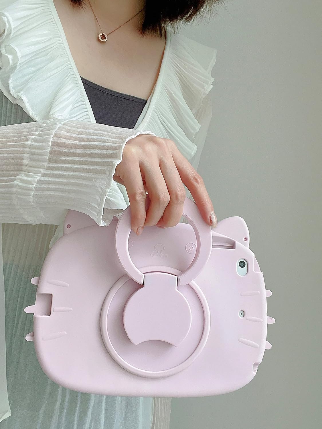 قاب مدل گربه گل 360 مناسب تبلت سامسونگ A9 Plus 5 قاب مدل گربه گل 360 مناسب تبلت سامسونگ A9 Plus