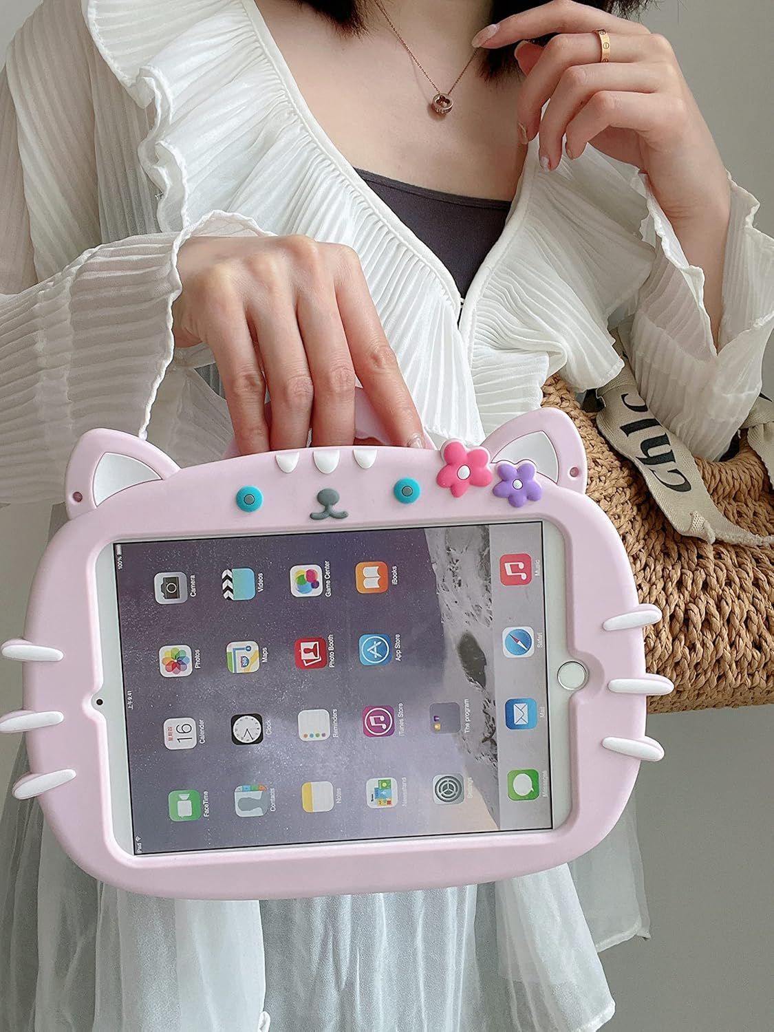 قاب مدل گربه گل 360 مناسب تبلت سامسونگ A9 Plus 4 قاب مدل گربه گل 360 مناسب تبلت سامسونگ A9 Plus