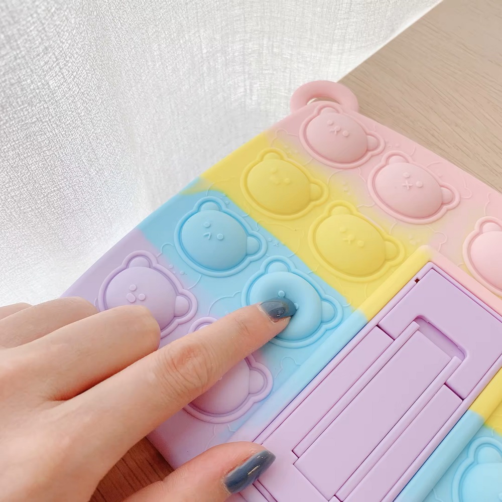 قاب فیجتی خرسی مناسب تبلت سامسونگ A7 T505 6 قاب فیجتی خرسی مناسب تبلت سامسونگ A7 T505