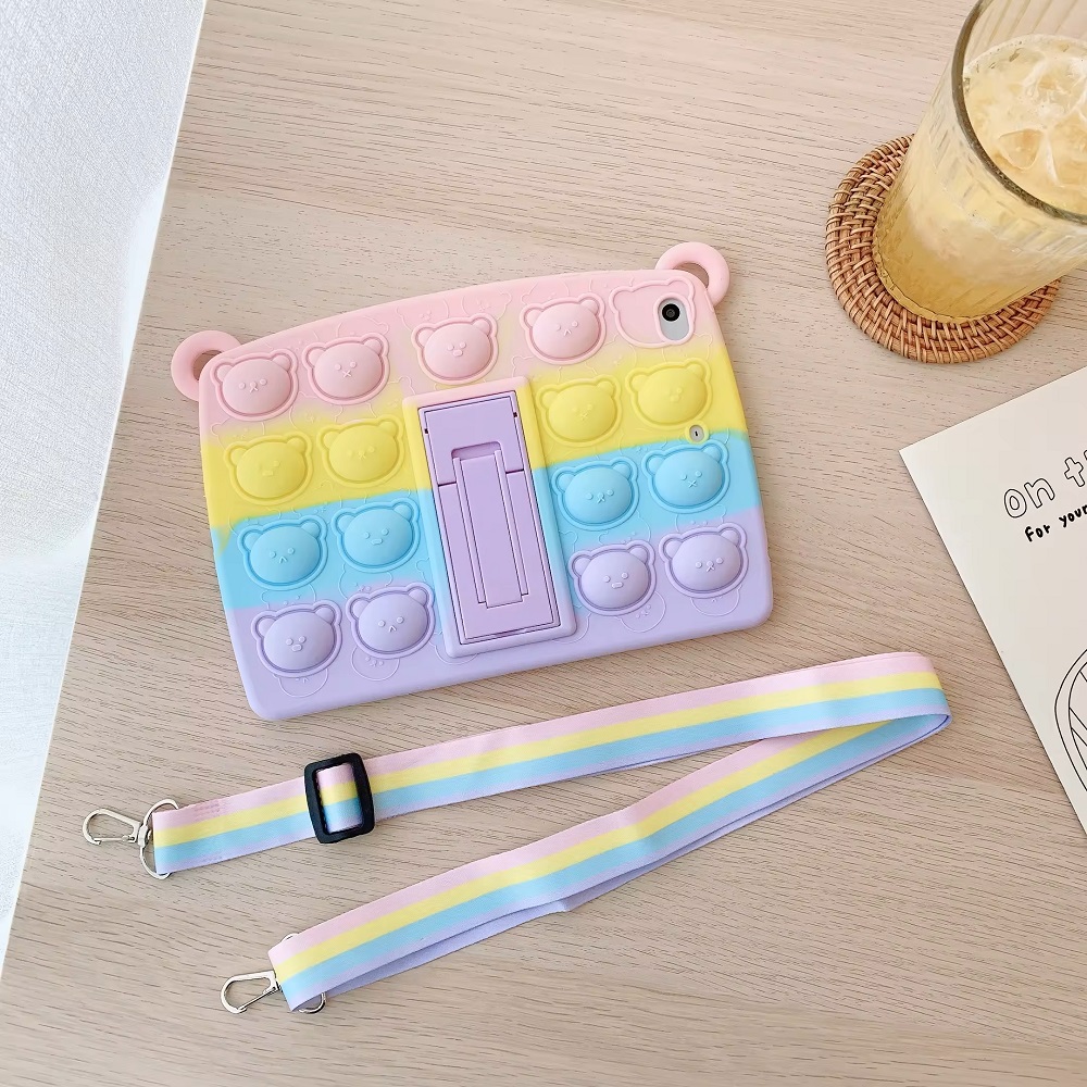 قاب فیجتی خرسی مناسب تبلت سامسونگ A7 T505 4 قاب فیجتی خرسی مناسب تبلت سامسونگ A7 T505