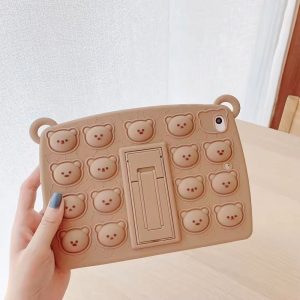 قاب فیجتی خرسی قهوه ای مناسب تبلت