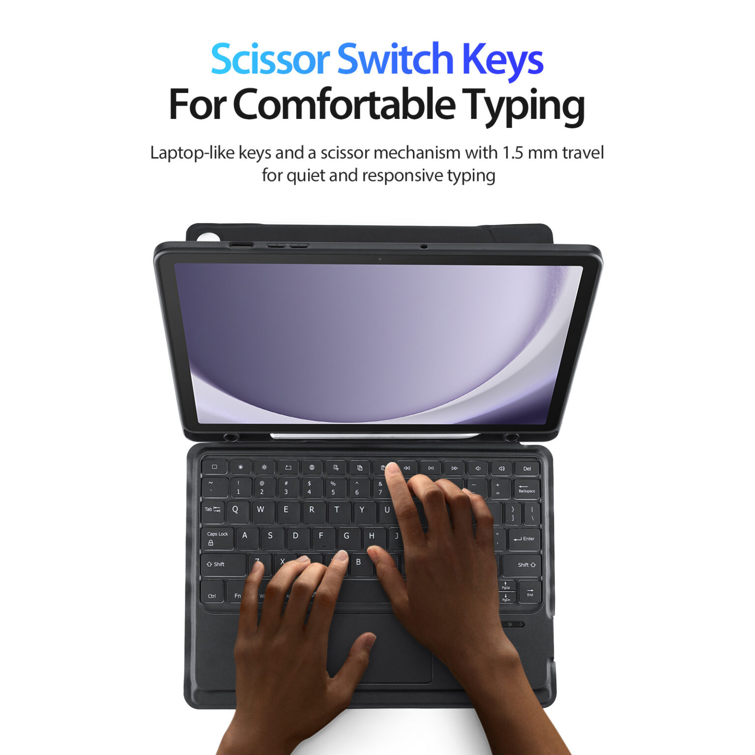 کاور کیبورد دار تبلت سامسونگ A9 Plus 9 کاور کیبورد دار تبلت سامسونگ A9 Plus