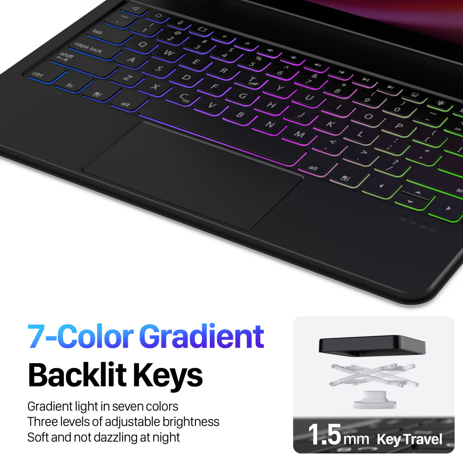 کاور کیبورد دار مدل MK Series مناسب برای تبلت سامسونگ S7/S8/S9 10 کاور کیبورد دار مدل MK Series مناسب برای تبلت سامسونگ S7/S8/S9