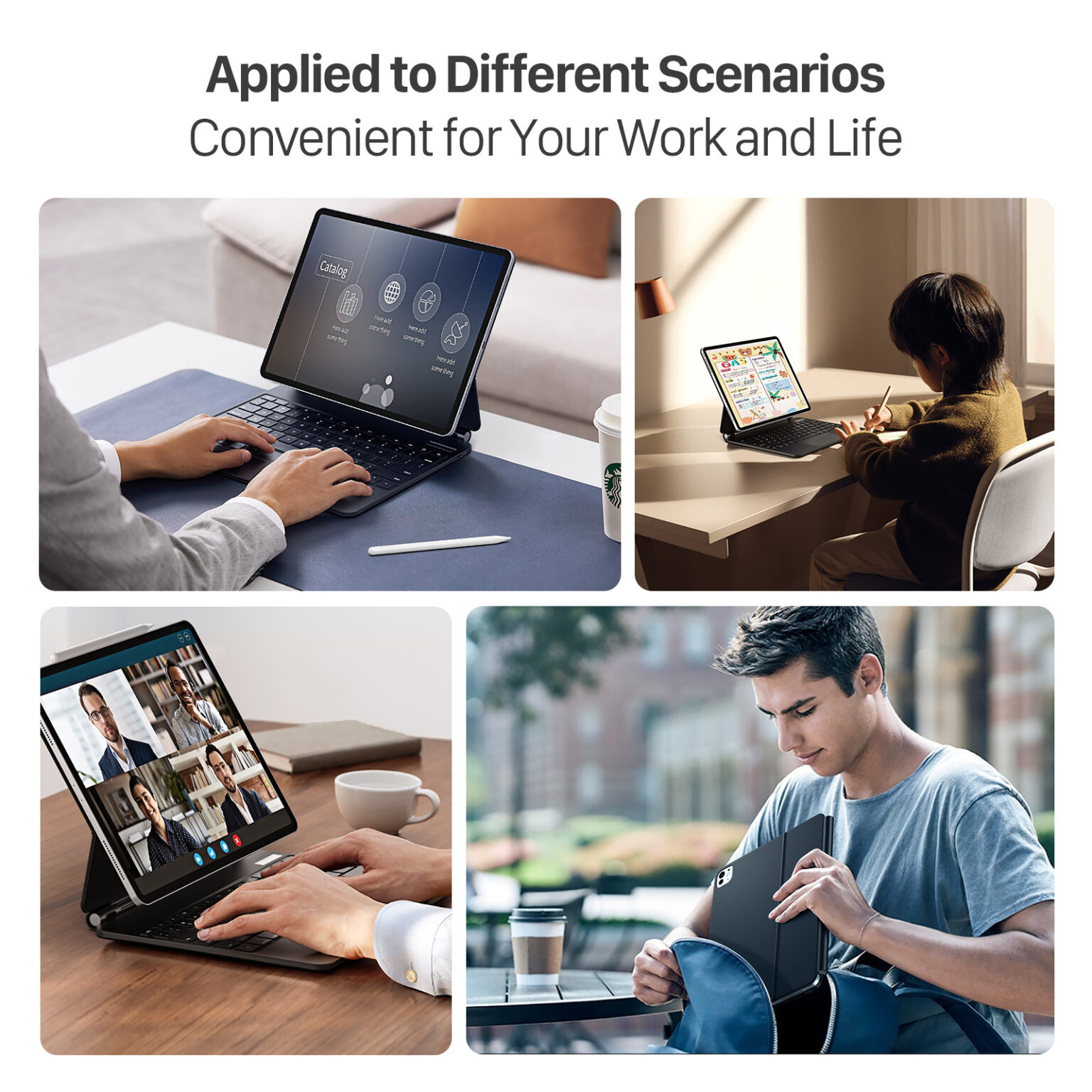 کاور کیبورد دار مدل MK Series مناسب برای آیپد پرو 13 8 کاور کیبورد دار مدل MK Series مناسب برای آیپد پرو 13