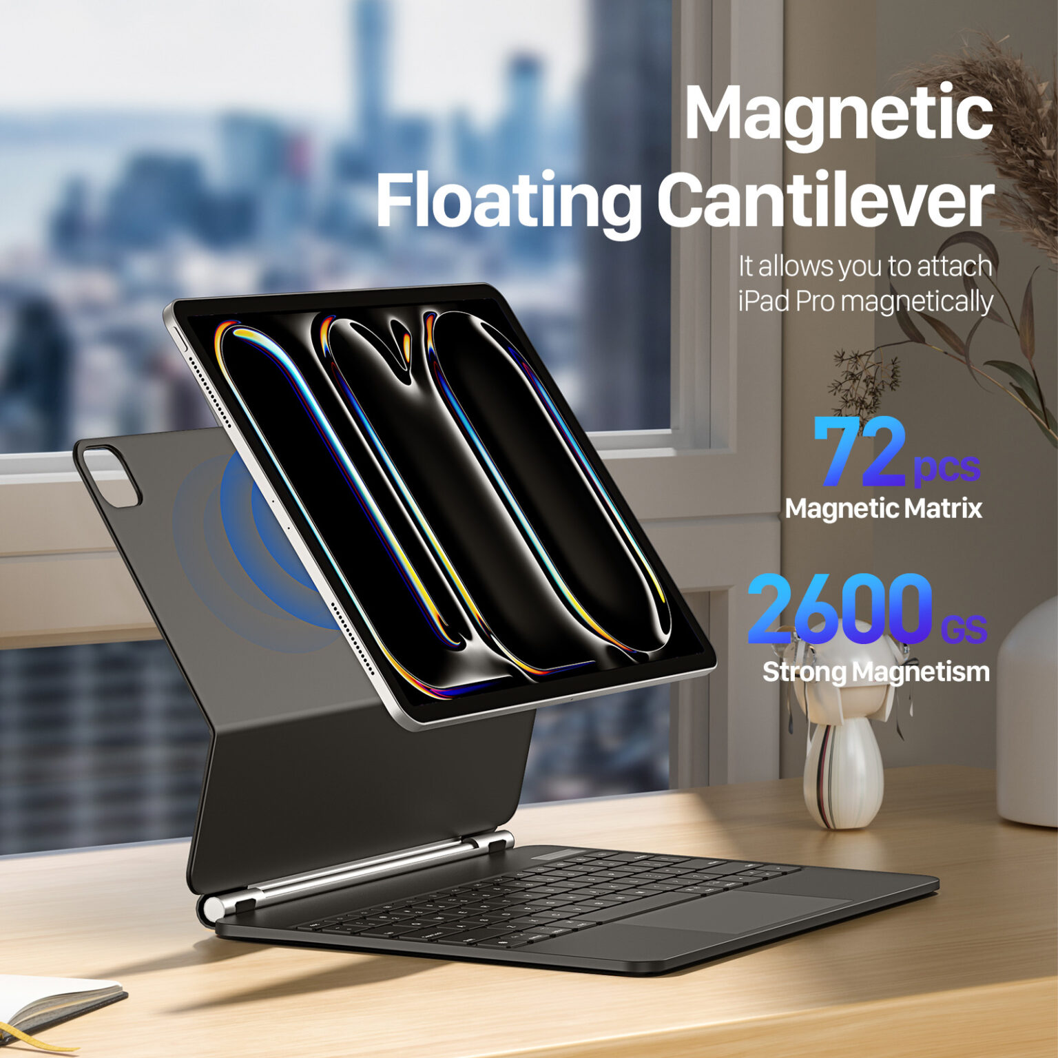 کاور کیبورد دار مدل MK Series مناسب برای آیپد پرو 13 10 کاور کیبورد دار مدل MK Series مناسب برای آیپد پرو 13