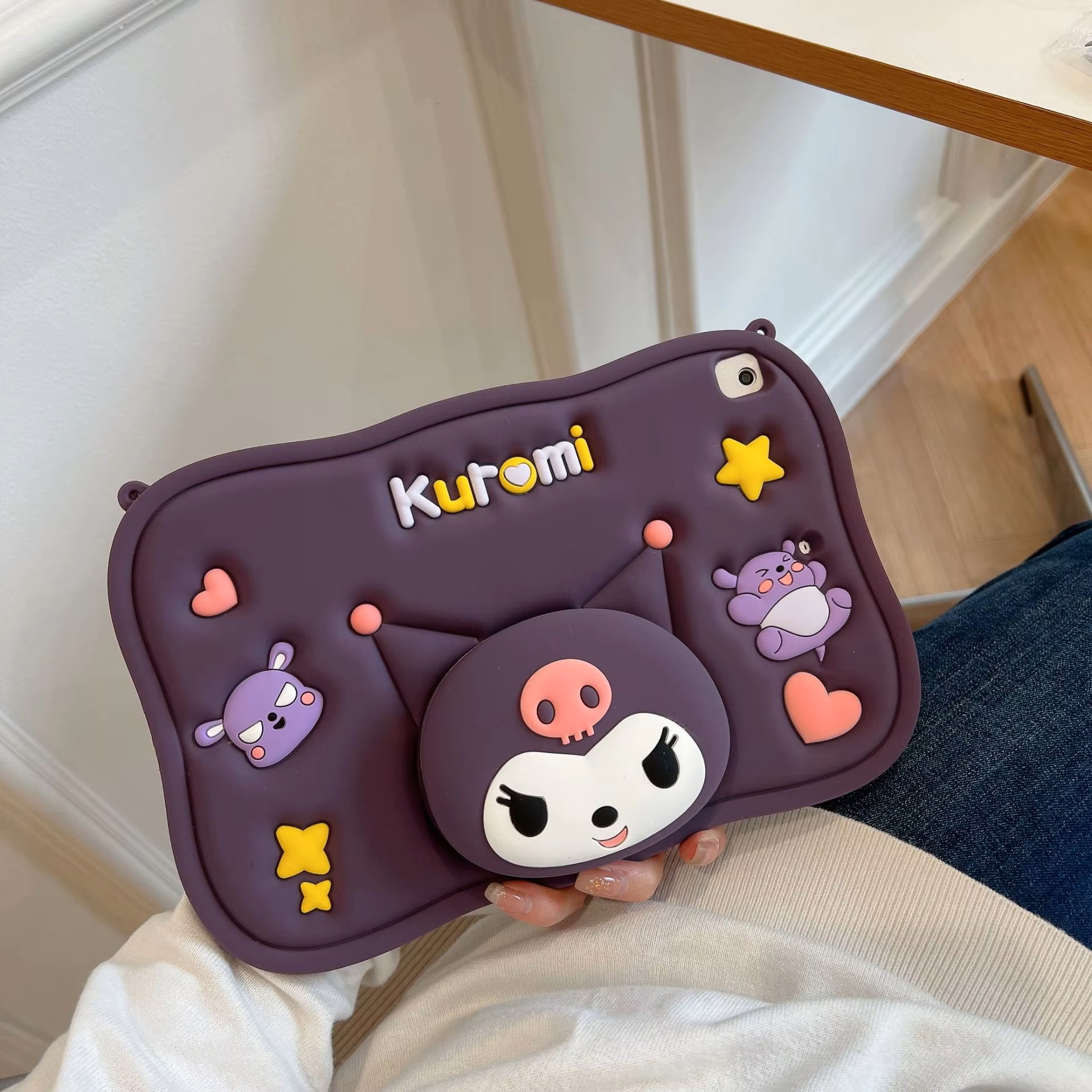 قاب مدل kuromi 360 مناسب تبلت سامسونگ A9 5 قاب مدل kuromi 360 مناسب تبلت سامسونگ A9