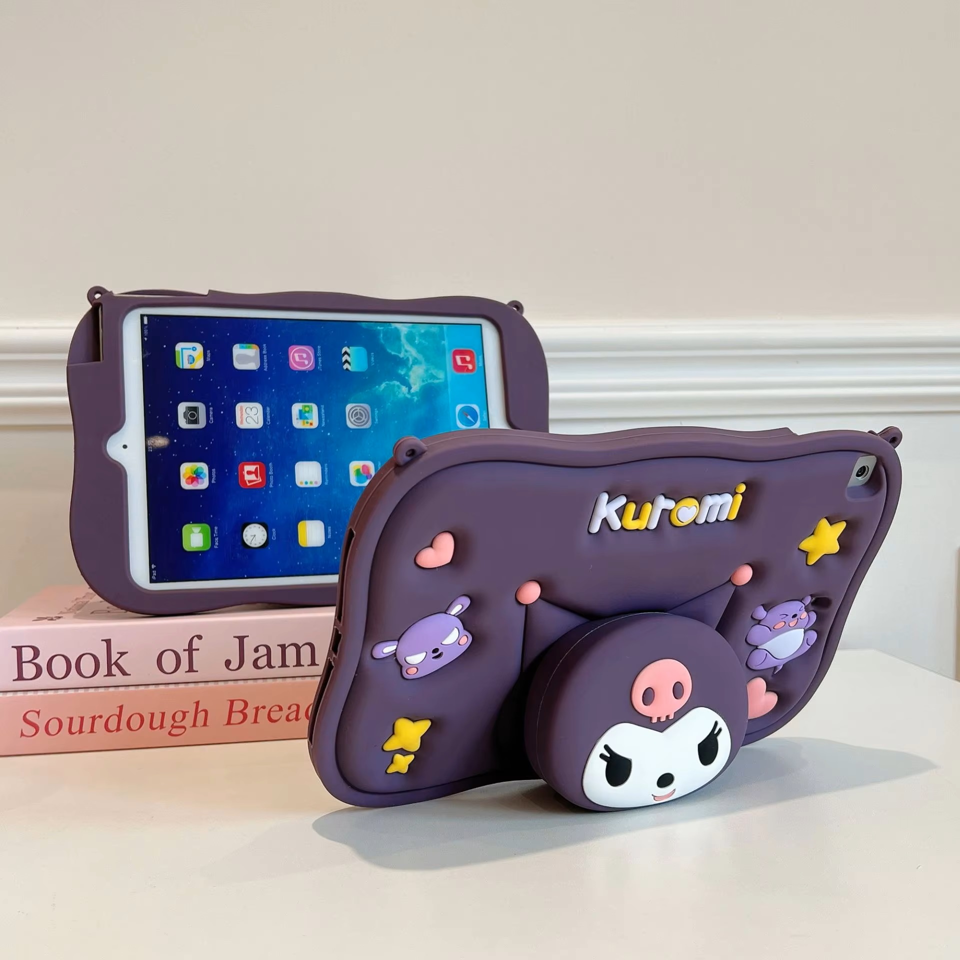 قاب مدل kuromi 360 مناسب تبلت سامسونگ A9 7 قاب مدل kuromi 360 مناسب تبلت سامسونگ A9